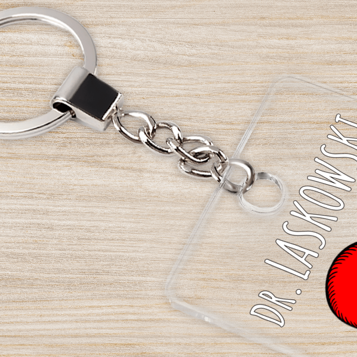 Doktor - brelok do kluczy, spersonalizowany prezent dla lekarza - Adamell.pl