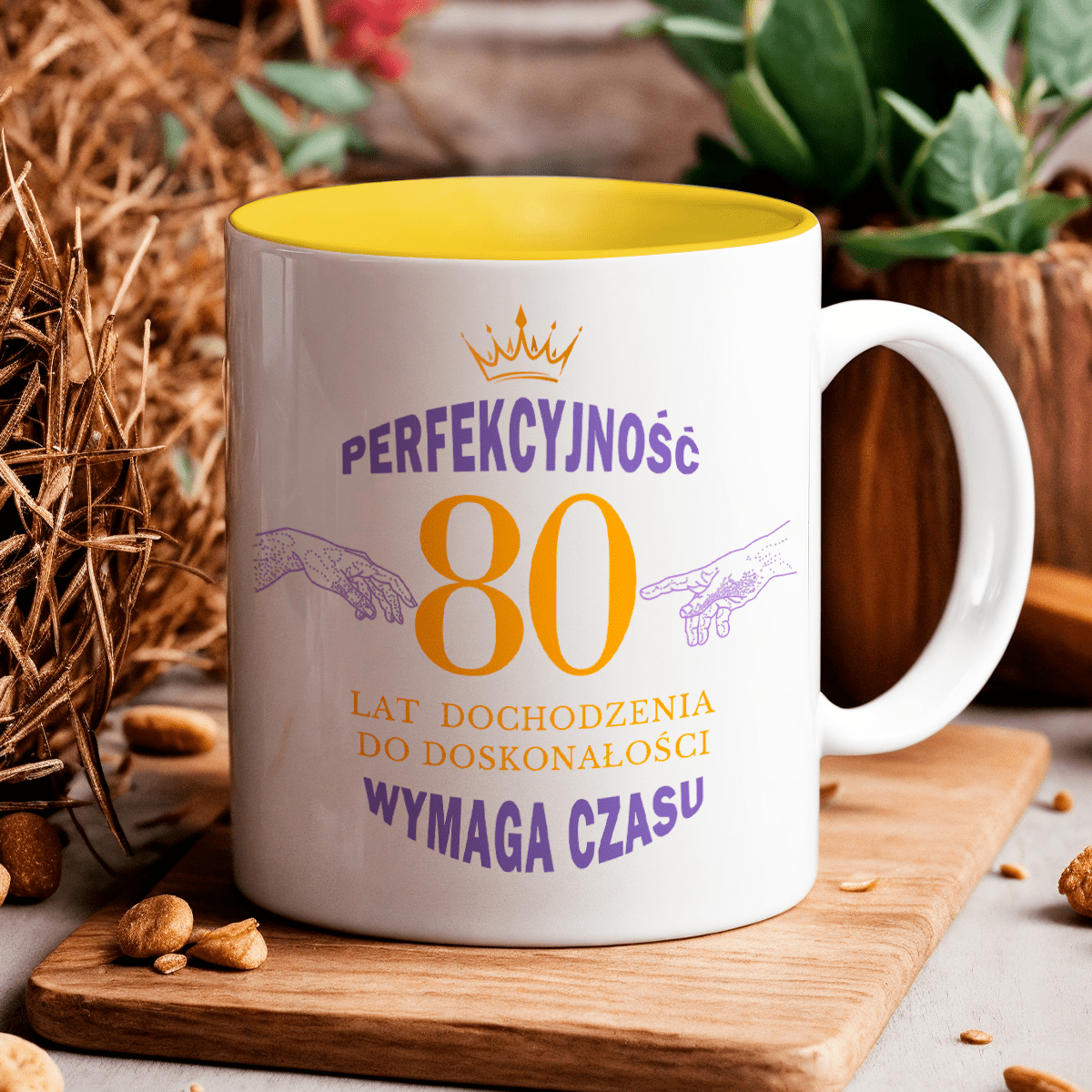 Perfekcyjna 80 - 1x Kubek z nadrukiem, spersonalizowany prezent dla kobiety - Adamell.pl