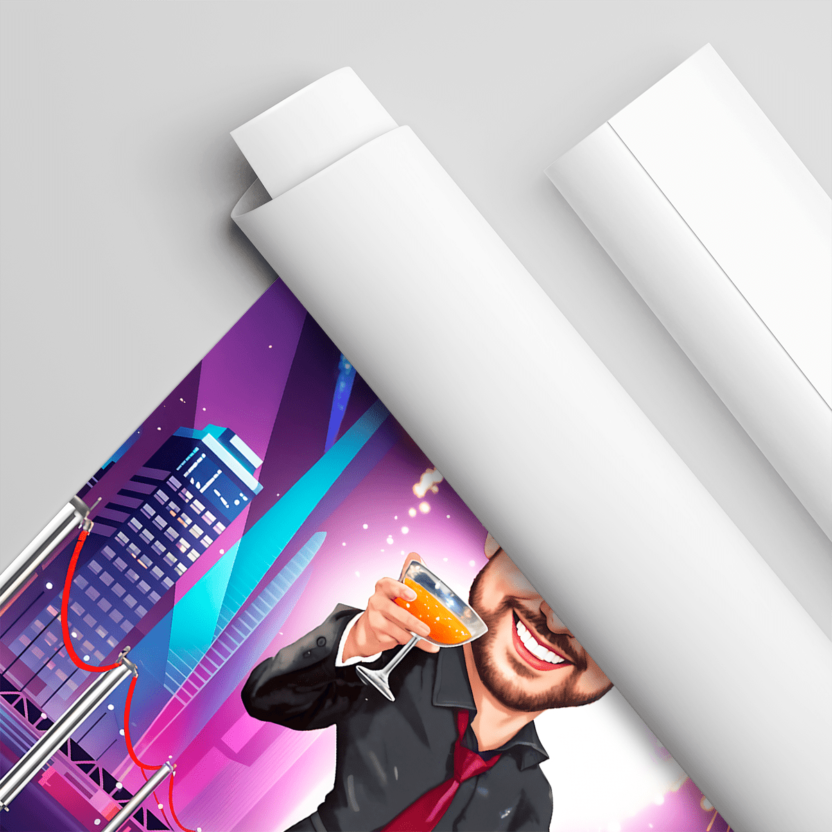 Tata roku ilustracja - plakat, spersonalizowany prezent dla taty - Adamell.pl