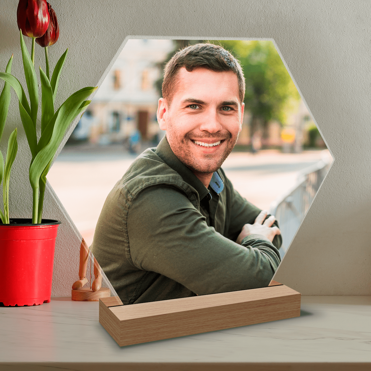 Zdjęcie dla niego - Druk na szkle, spersonalizowany prezent dla mężczyzny - Adamell.pl