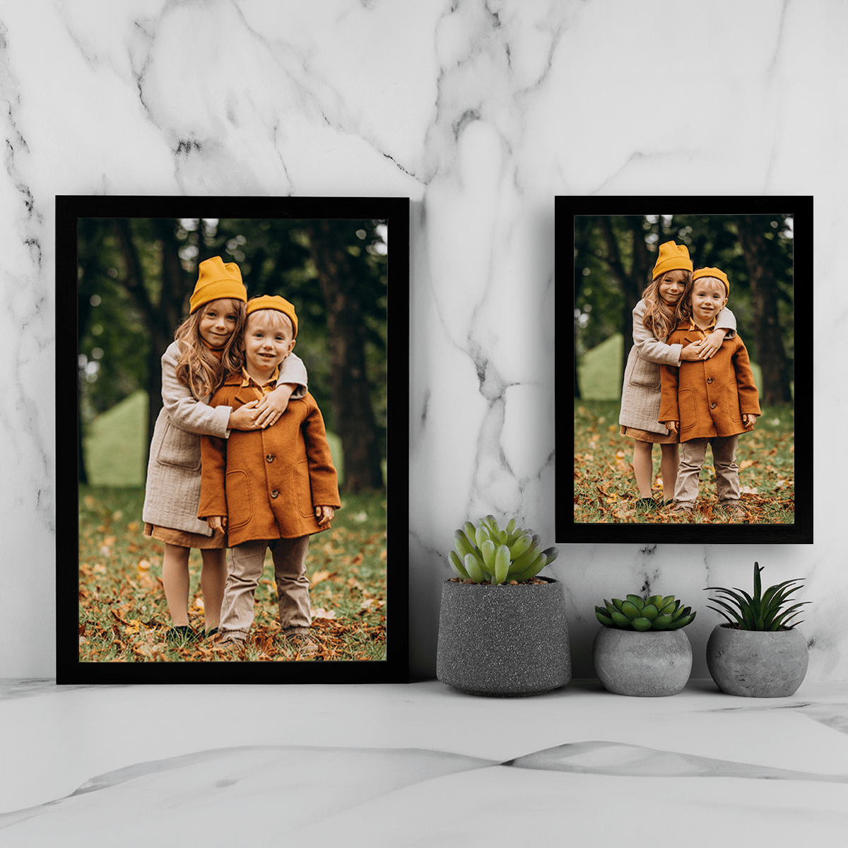 Zdjęcie z bratem - Druk na szkle, spersonalizowany prezent dla brata - Adamell.pl