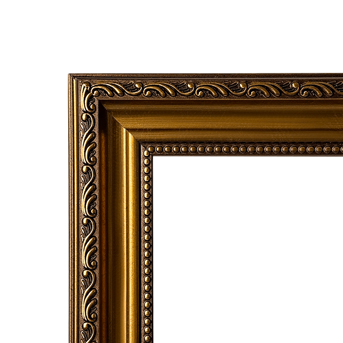 Złota ramka dekoracyjna - Adamell.pl