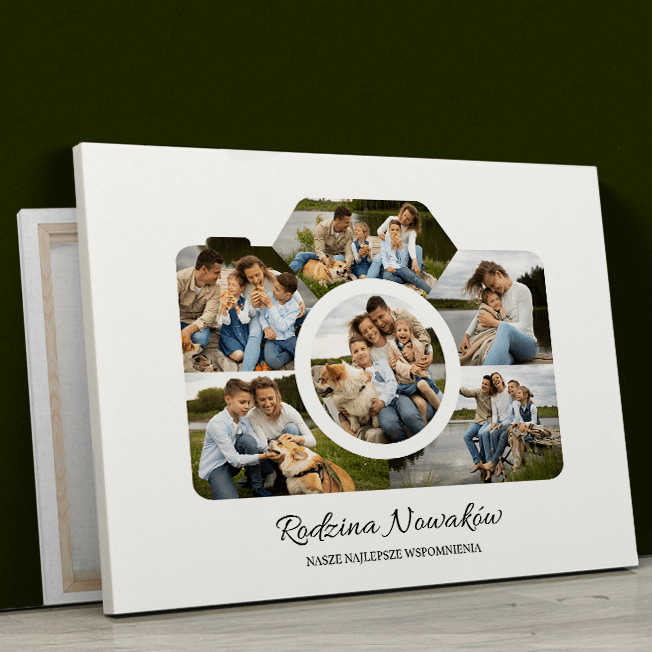 Aparat - druk na płótnie, spersonalizowany prezent - Adamell.pl