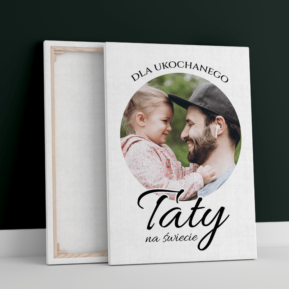 Dla ukochanego taty - druk na płótnie, spersonalizowany prezent dla taty - Adamell.pl
