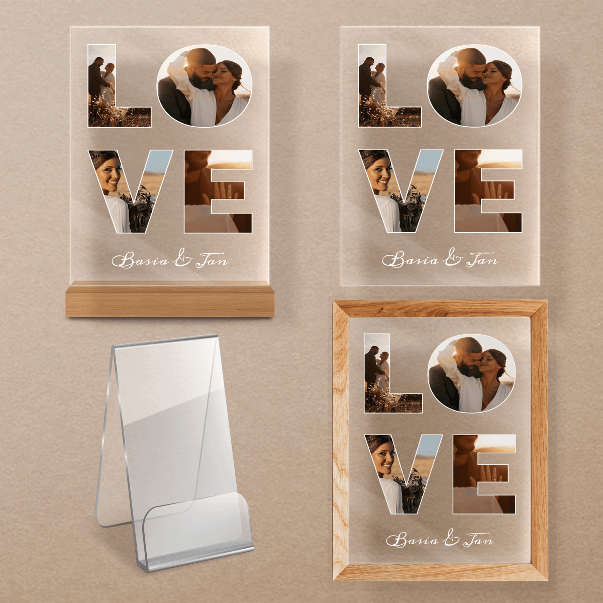 Miłość - Druk na szkle, spersonalizowany prezent - Adamell.pl - Wyjątkowe Prezenty