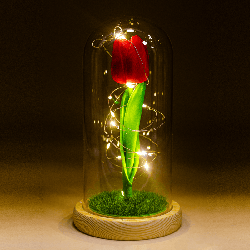 Tulipan wieczny w szkle LED - wieczny kwiat - Adamell.pl - Wyjątkowe Prezenty
