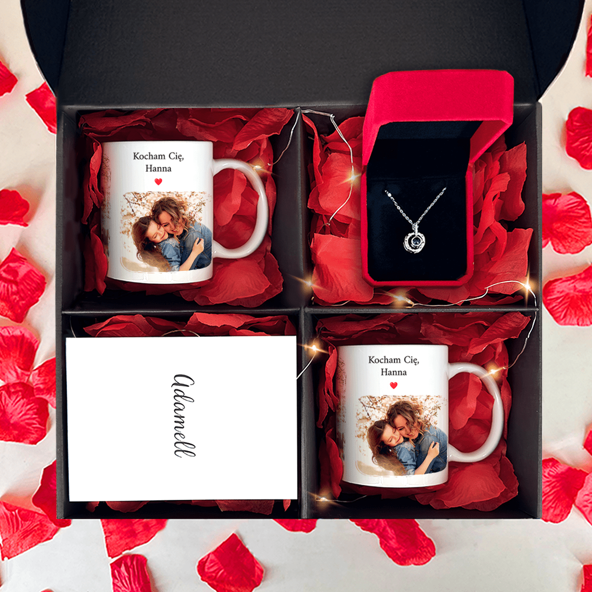 BOX 2xKubek + wisiorek - Adamell.pl