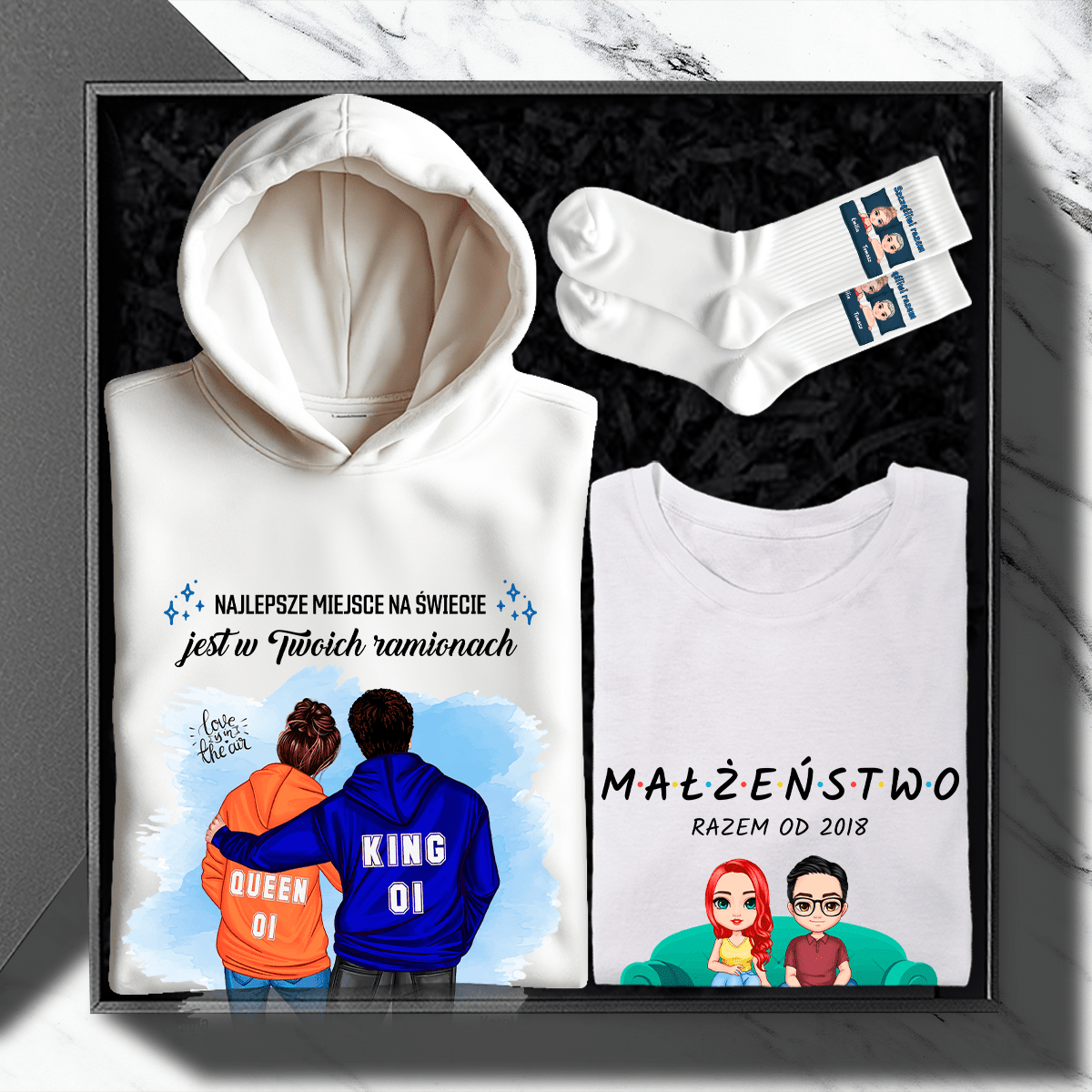 BOX Bluza + koszulka + skarpetki - Adamell.pl