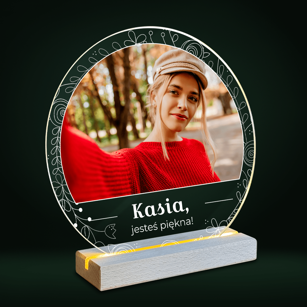 Druk na szkle - Koło - Adamell.pl