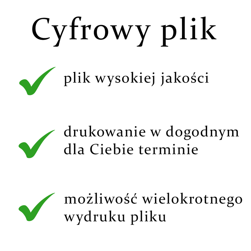 12 rodzinnych zdjęć + kalendarz - plakat, spersonalizowany prezent dla rodziców - Adamell.pl