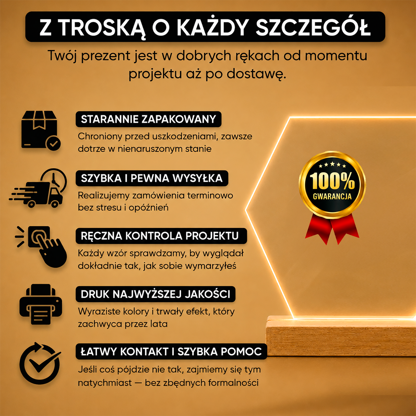 Kolaż na trzydziestkę - Druk na szkle, spersonalizowany prezent dla mamy