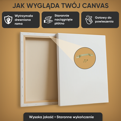 Klasyczny Szkic – Portret na płótnie dla rodziców