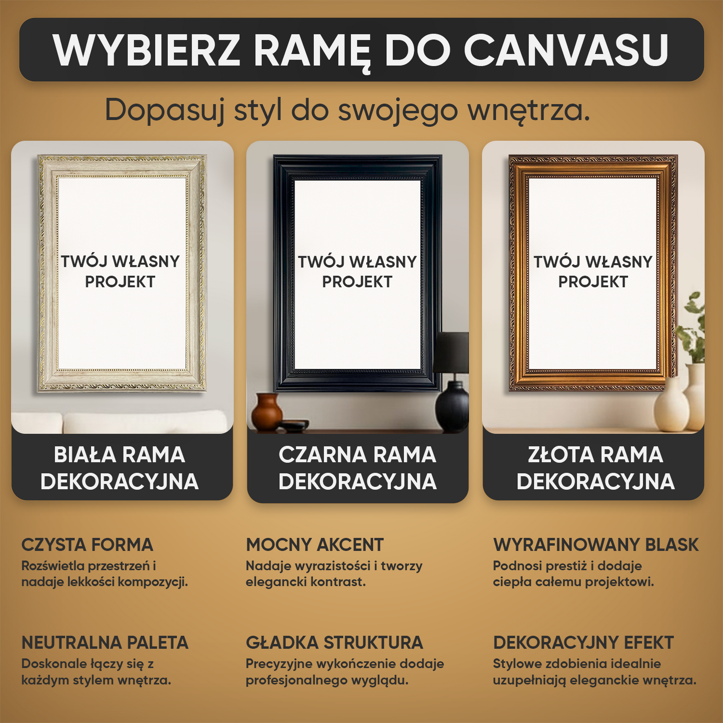 Klasyczny Szkic – Portret na płótnie dla rodziców