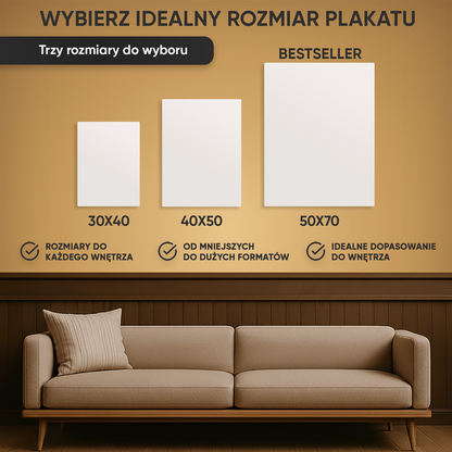 BABCIA & DZIADEK - plakat, spersonalizowany prezent dla dziadków