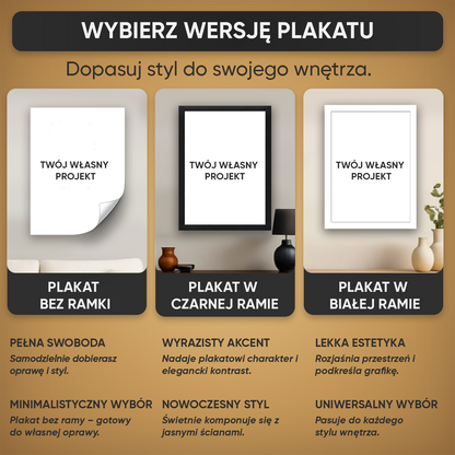 BABCIA & DZIADEK - plakat, spersonalizowany prezent dla dziadków