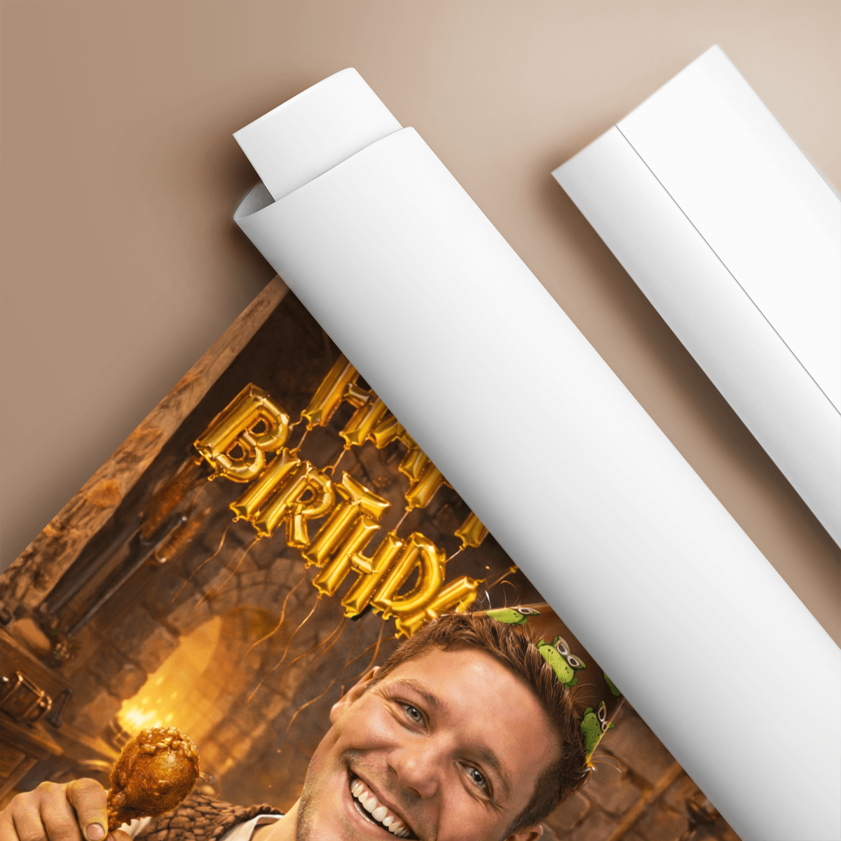 Bajkowe urodziny ilustracja - plakat, spersonalizowany prezent na urodziny - Adamell.pl