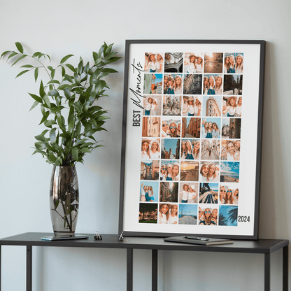 Best moments - plakat, spersonalizowany prezent dla przyjaciółki - Adamell.pl