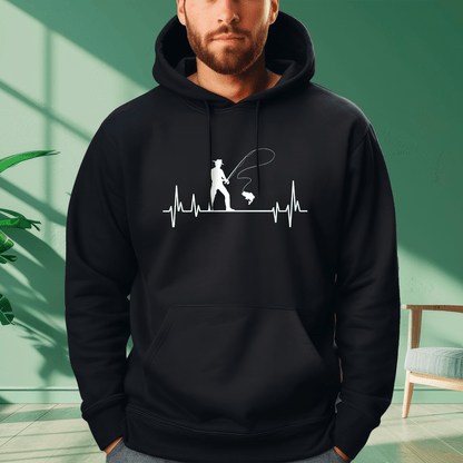 Bluza męska z nadrukiem WĘDKARZ - prezent dla mężczyzny - Adamell.pl