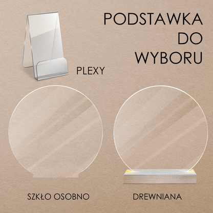Clipart rodzina + napis MAMA - Druk na szkle, spersonalizowany prezent dla mamy - Adamell.pl