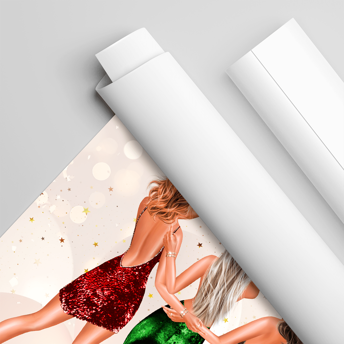 Clipart urodzinowy - plakat, spersonalizowany prezent dla dziewczyny - Adamell.pl