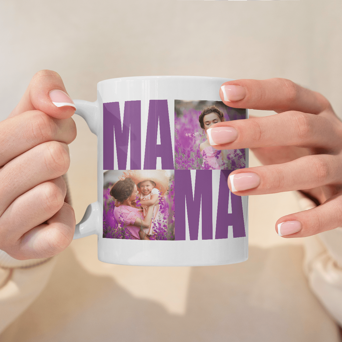 Cudowna mama - 1x Kubek z nadrukiem, spersonalizowany prezent dla mamy - Adamell.pl