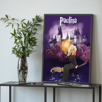 Czarodziejka - plakat, spersonalizowany prezent dla niej - Adamell.pl