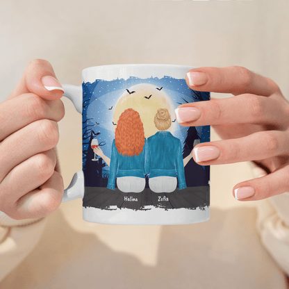 Czarownice - 1x Kubek z nadrukiem, spersonalizowany prezent dla przyjaciółki - Adamell.pl