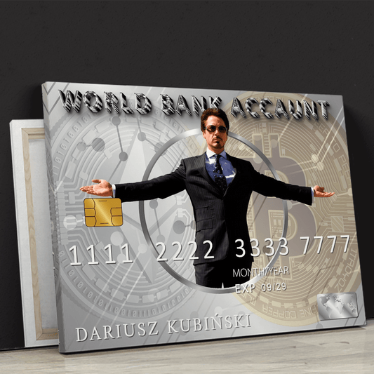 Człowiek biznesu - druk na płótnie, spersonalizowany prezent dla mężczyzny - Adamell.pl