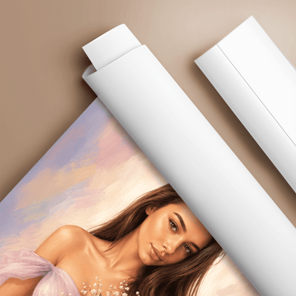 Delikatne Piękno – Personalizowany plakat dla niej - Adamell.pl