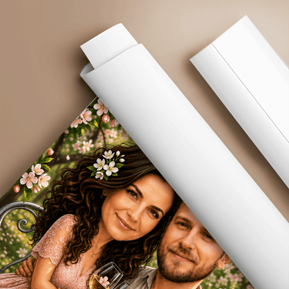 Delikatne Piękno – Personalizowany plakat dla pary - Adamell.pl