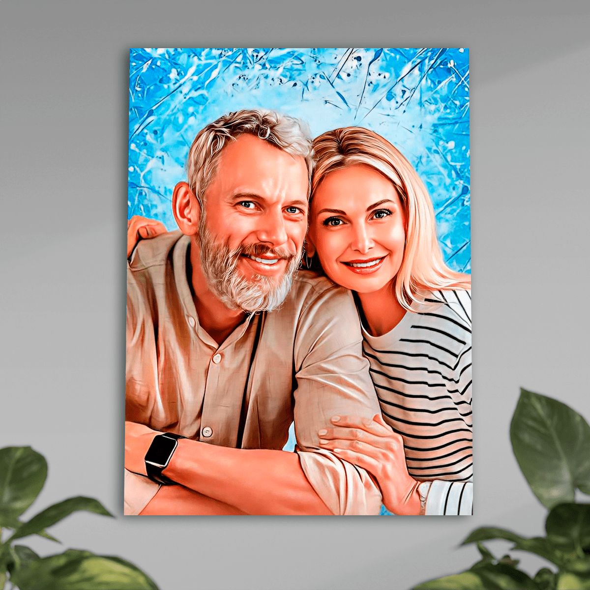 Dla kochanych rodziców - plakat, spersonalizowany prezent dla rodziców - Adamell.pl