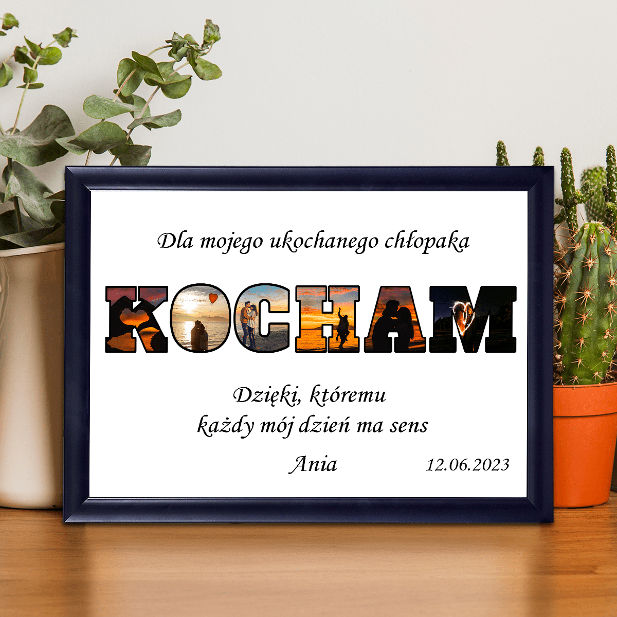 Dla mojego chłopaka - Druk na szkle, spersonalizowany prezent dla chłopaka - Adamell.pl