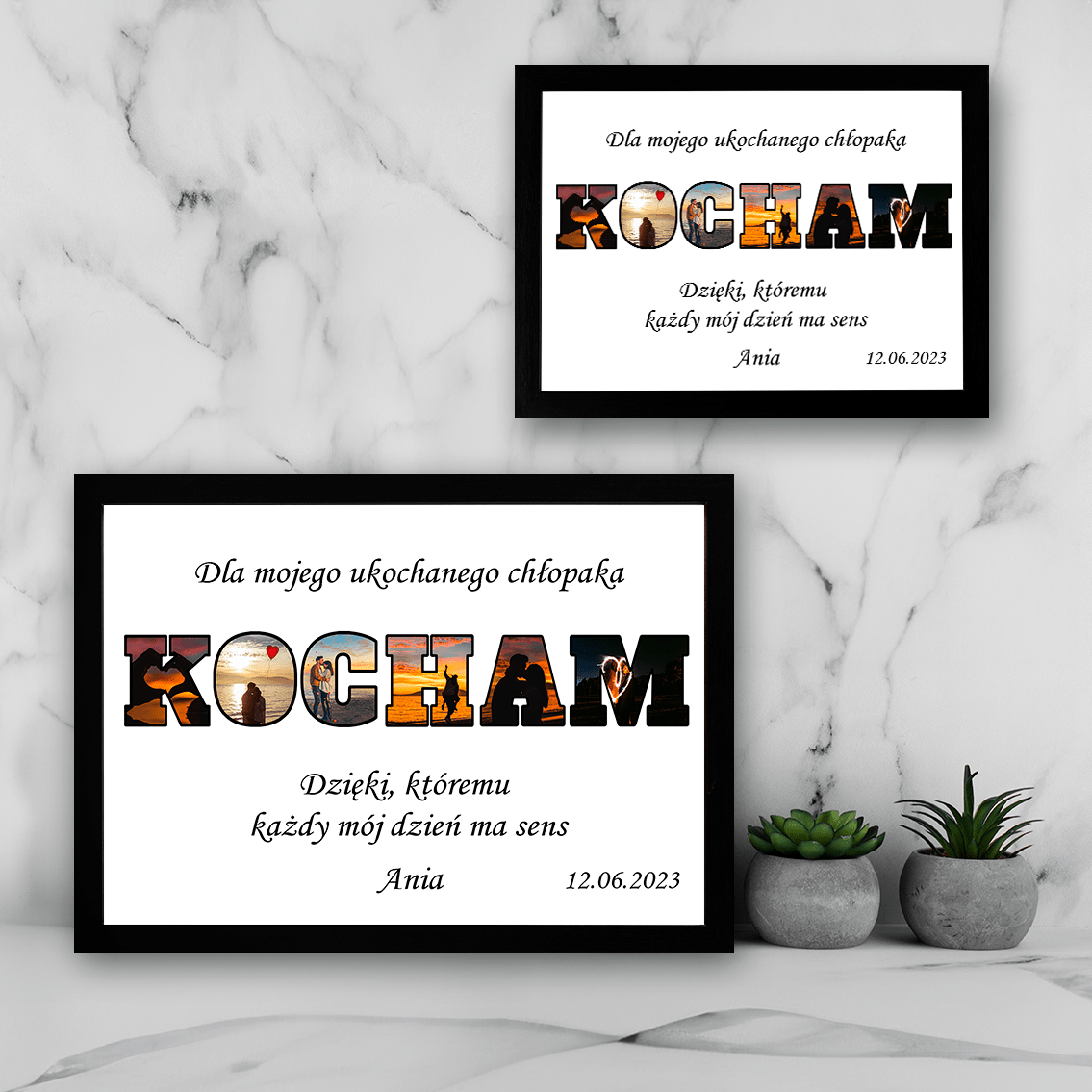 Dla mojego chłopaka - Druk na szkle, spersonalizowany prezent dla chłopaka - Adamell.pl