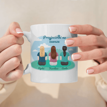 Dla przyjaciółki - 1x Kubek z nadrukiem, spersonalizowany prezent dla przyjaciółki - Adamell.pl