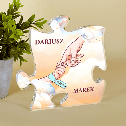 Dłonie Clipart - Druk na szkle - puzzel, spersonalizowany prezent dla taty - Adamell.pl