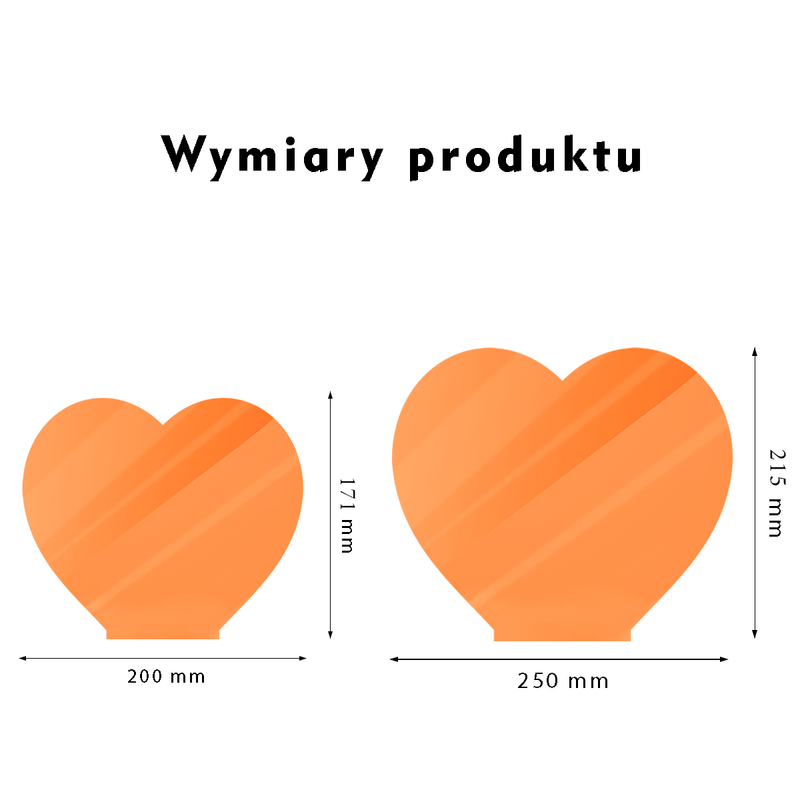 Dwoje zakochanych zdjęcie - Druk na szkle serce, spersonalizowany prezent dla niego - Adamell.pl