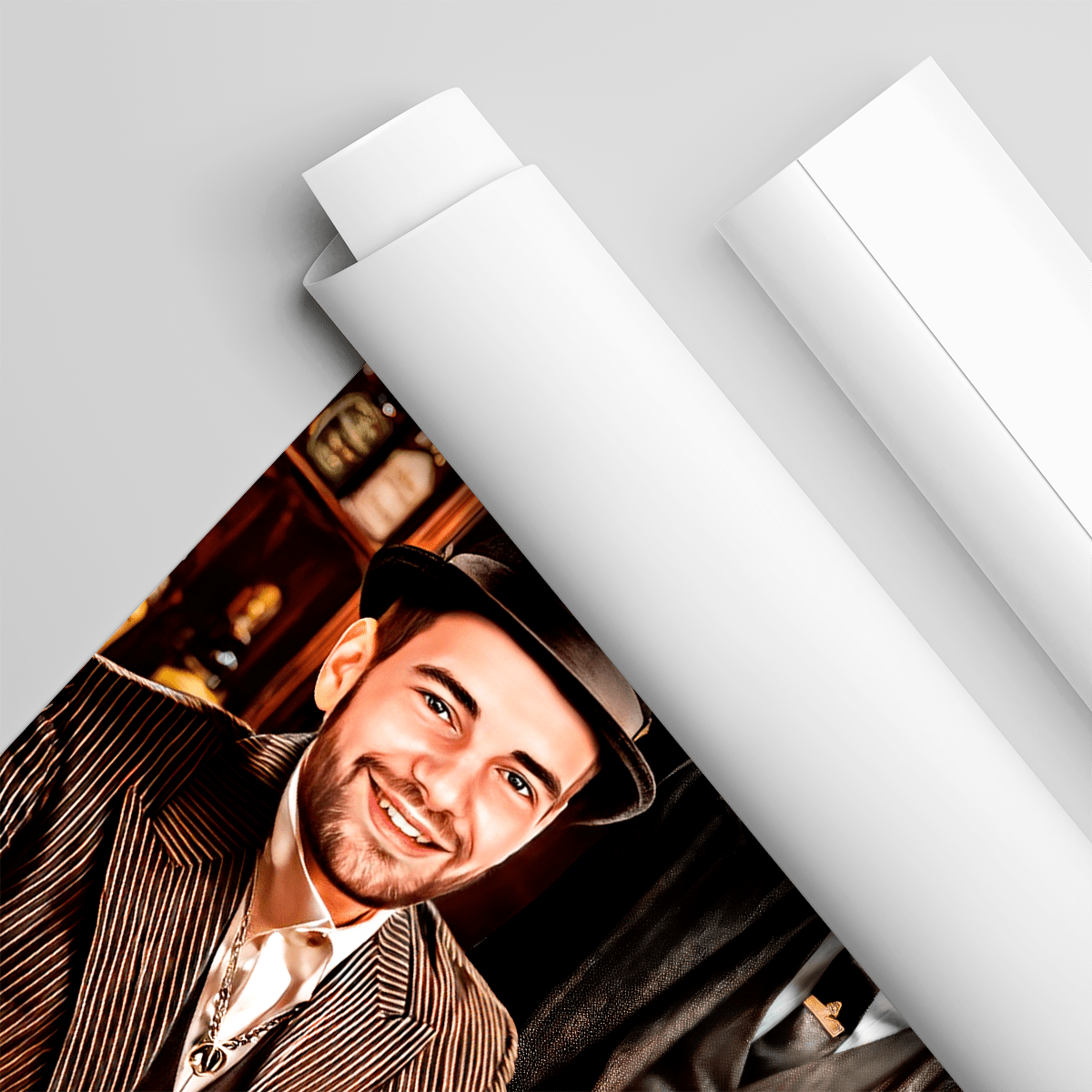 Dżentelmeni - plakat, spersonalizowany prezent dla przyjaciela - Adamell.pl