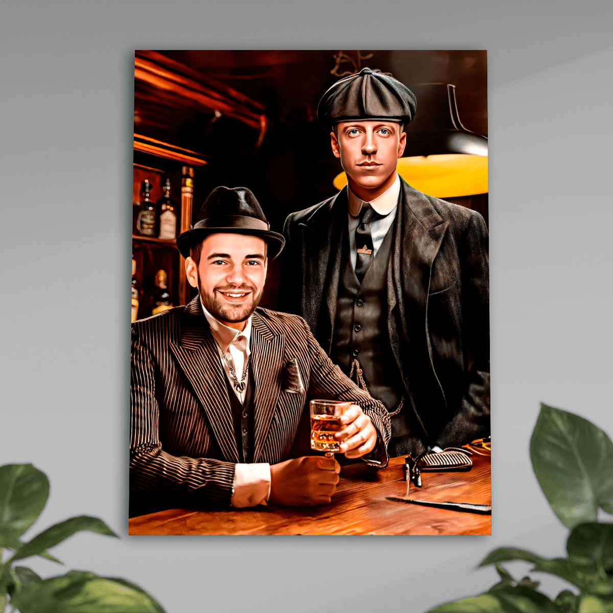 Dżentelmeni - plakat, spersonalizowany prezent dla przyjaciela - Adamell.pl