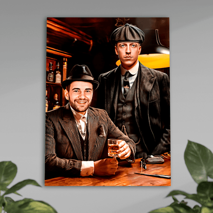 Dżentelmeni - plakat, spersonalizowany prezent dla przyjaciela - Adamell.pl