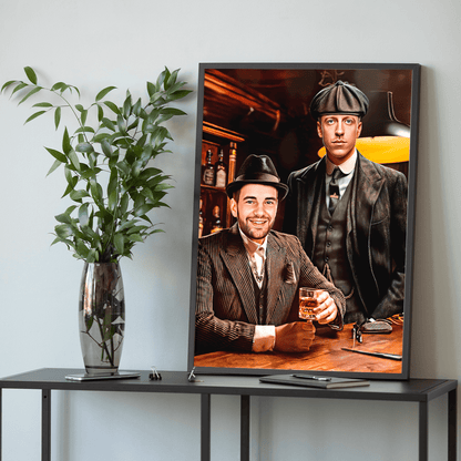 Dżentelmeni - plakat, spersonalizowany prezent dla przyjaciela - Adamell.pl