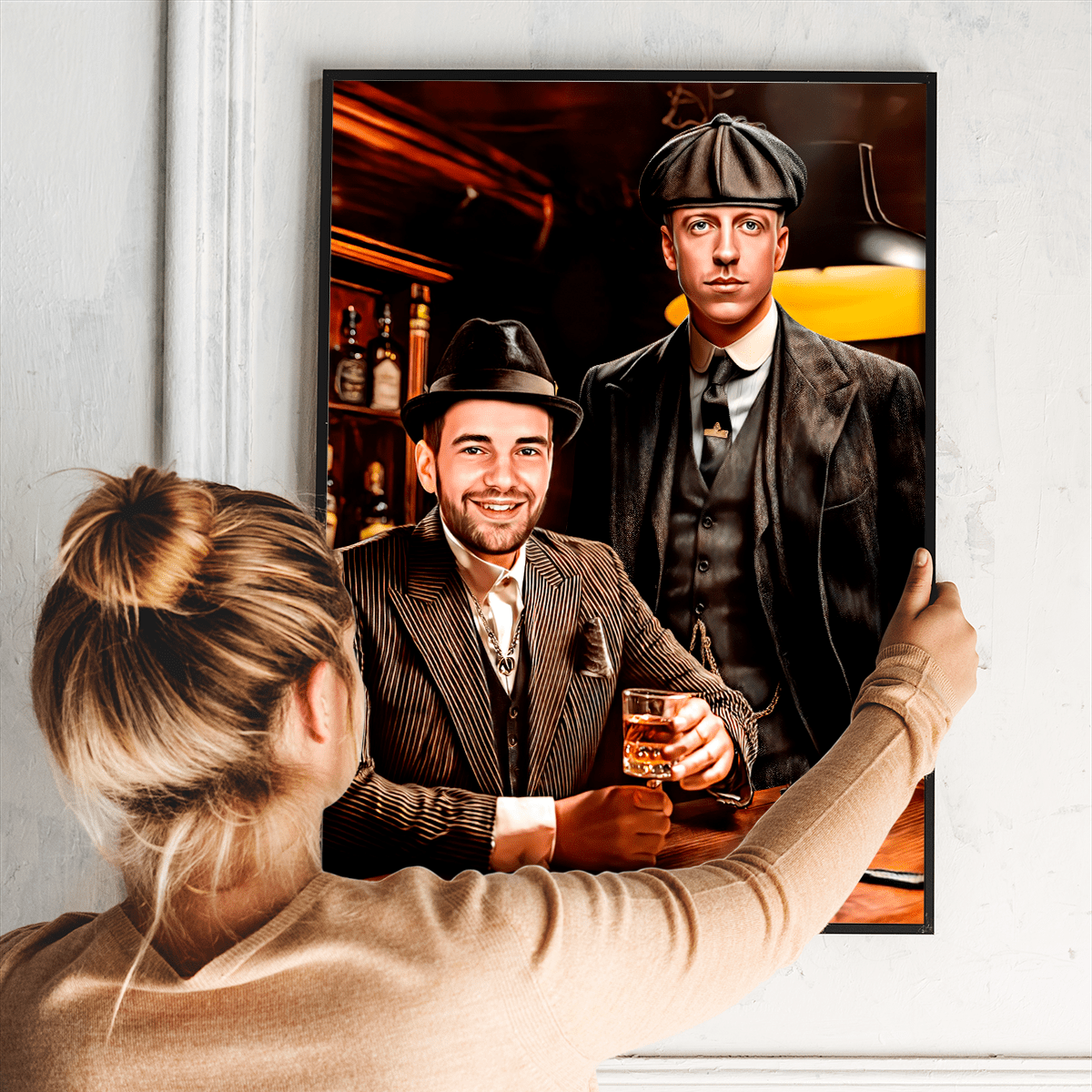 Dżentelmeni - plakat, spersonalizowany prezent dla przyjaciela - Adamell.pl