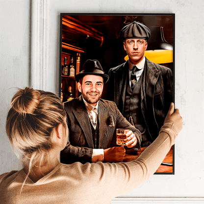 Dżentelmeni - plakat, spersonalizowany prezent dla przyjaciela - Adamell.pl