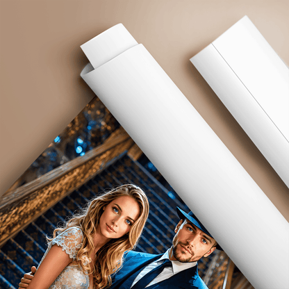 Elegancka para - plakat, spersonalizowany prezent dla męża - Adamell.pl