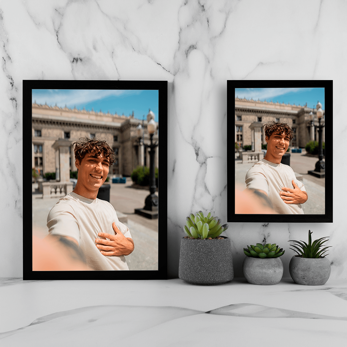 Fotografia chłopaka - Druk na szkle, spersonalizowany prezent dla mężczyzny - Adamell.pl