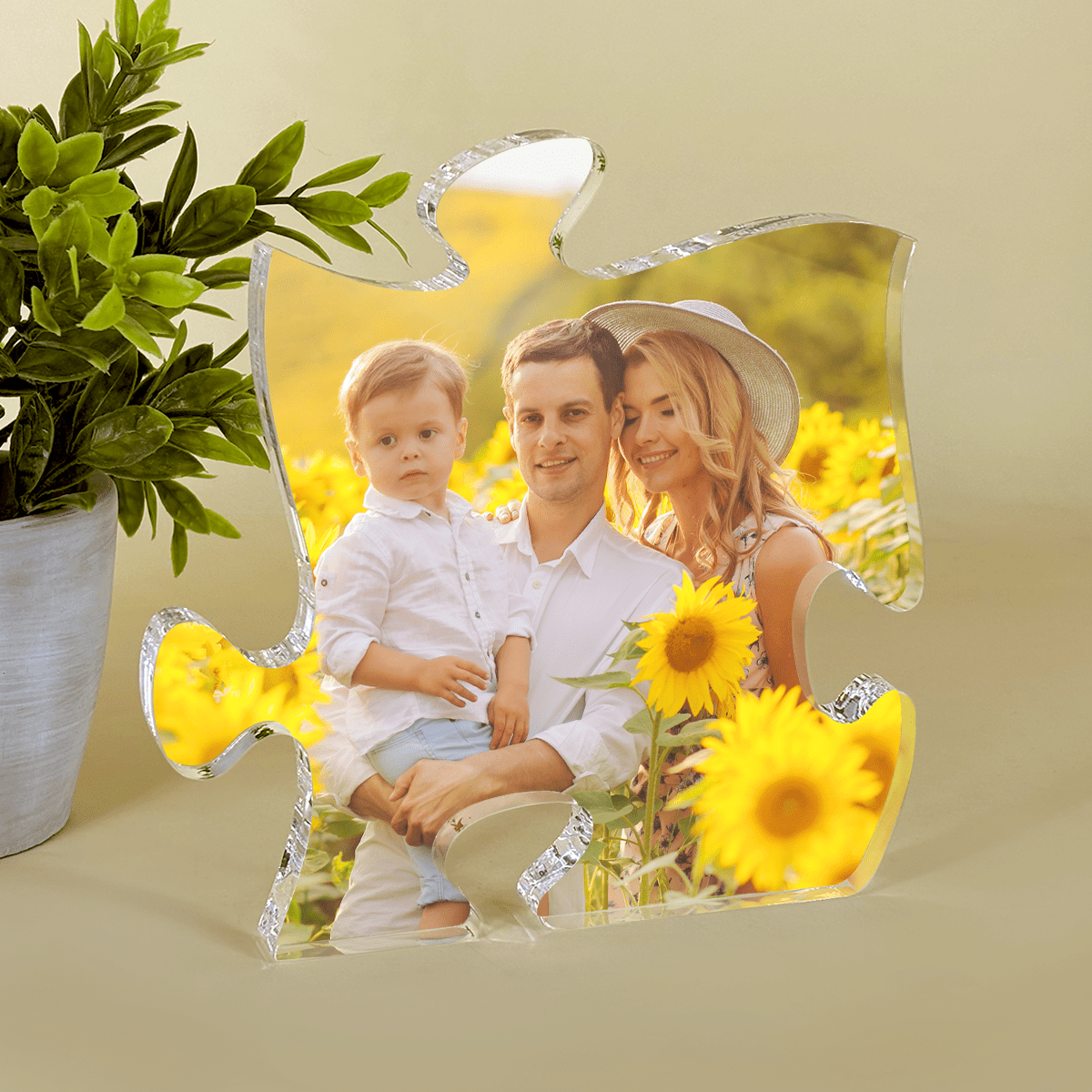 Fotografia rodzinna - Druk na szkle - puzzel, spersonalizowany prezent dla rodziców - Adamell.pl