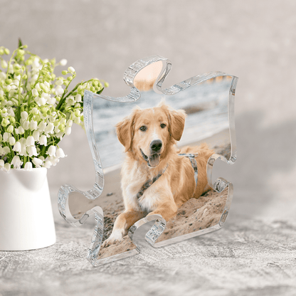 Fotografia ukochanego psa - Druk na szkle - puzzel, spersonalizowany prezent - Adamell.pl
