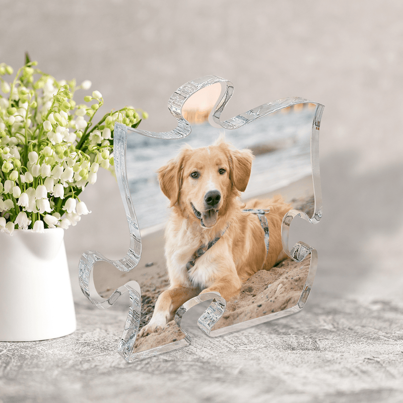 Fotografia ukochanego psa - Druk na szkle - puzzel, spersonalizowany prezent - Adamell.pl