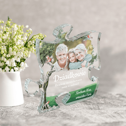Fotografia w motywie natury - Druk na szkle - puzzel, spersonalizowany prezent dla dziadków - Adamell.pl