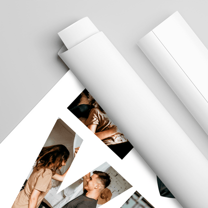 Fotokolaż LOVE + imiona - plakat, spersonalizowany prezent dla kobiety - Adamell.pl