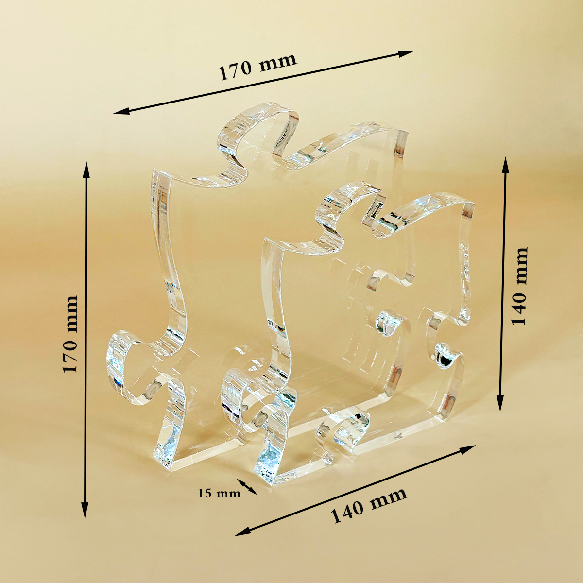 Nasze puzzle - Druk na szkle - puzzel, spersonalizowany prezent dla pary